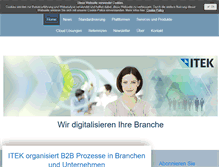 Tablet Screenshot of itek.de