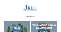 Desktop Screenshot of itek.edu.ec